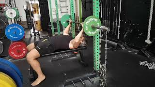 Bench Press with Chains PROPER Set Up [upl. by Lallage]