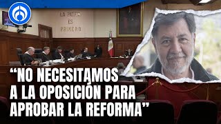 “Le tienen miedo al pueblo” Noroña sobre reforma al Poder Judicial [upl. by Maher680]