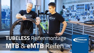 Tipps amp Tricks für die Reifenmontage von MTB amp eMTB Tubeless Reifen [upl. by Matusow]