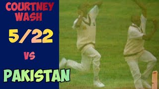 Courtney Walsh 522  vs Pakistan  1st test Bridgetown 2000 [upl. by Pelagi]