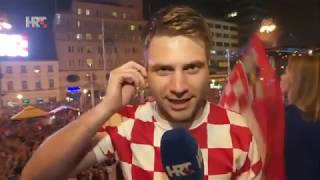 Hrvatska Engleska 21  Slavlje navijača diljem Hrvatske Zagreb Split Zadar Rijeka Osijek [upl. by Jamill]