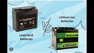 LithiumIon vs Lead Acid Battery How do they compare [upl. by Anotal]