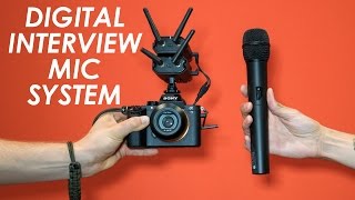 Interview Microphone Setup — AudioTechnica System 10 Digital Wireless System [upl. by Relluf]