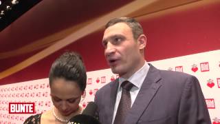 BUNTE TV  Vitali Klitschko über das Baby seines Bruders [upl. by Burman]