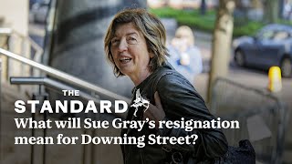 Sue Gray resignation What does it mean for Number 10 [upl. by Etteuqram]