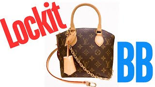 LOUIS VUITTON NEW LOCKIT BB  MONOGRAM CANVAS [upl. by Lebazi]