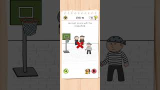 Level 116  Score with the basketball  Brain Test  All stars  walkthrough braintest [upl. by Llertnov]