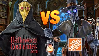 Plague Doctor Home Depot VS Plague Doctor Halloween Costumes Animatronic [upl. by Timmy461]