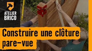 Construire une clôture parevue avec un système de clôture [upl. by Ravaj174]