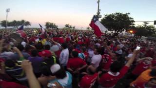 Banderazo Chile  Copacabana Brasil 2014 [upl. by Salb]