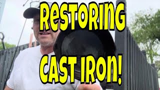 Easily Restore Cast Iron [upl. by Auqeenwahs912]