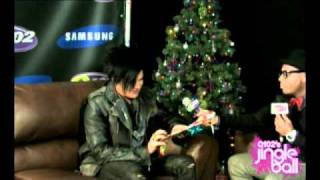 Adam Lambert Interview at Q102 Jingle Ball 2010  q102com [upl. by Llerud]