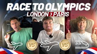 3Way RACE TO PARIS OLYMPICS Eurostar vs British Airways vs Vueling [upl. by Imuyam]