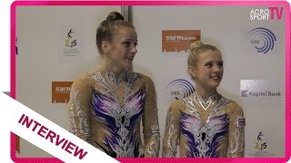 Interview with Fisher Greaves  Great Britain  Women´s pair  Senior  European Championship 2015 [upl. by Tobit784]