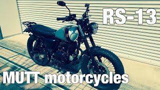 MUTT motorcycles RS13 [upl. by Veedis]