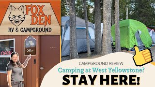 Campground Review Fox Den RV amp Campground at West Yellowstone MT [upl. by Varin]