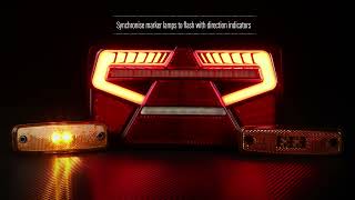 Truck Lite Model 910 Multifunction Rear Trailer Lamp [upl. by Haidedej653]