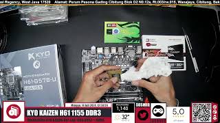 REVIEW MAINBOARD KYO KAIZEN H61 LGA 1155 DDR3 NVME [upl. by Enyaw]