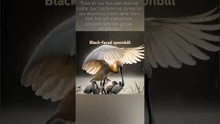 BlackFaced Spoonbill ‎Featherly85 shorts [upl. by Ggerc]