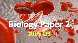 G12 2005 Biology paper 2 Q9 [upl. by Nairrod]