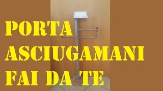 Restyling Porta asciugamani di riciclo Fai da te by Paolo Brada DIY [upl. by Laumas]