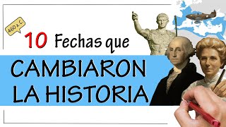 10 Fechas Inolvidables que CAMBIARON LA HISTORIA  La Democracia Alejandro Magno Crisis de 1929 [upl. by Seidule92]