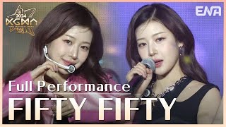 2024KGMA 피프티피프티 FIFTY FIFTY  Cupid  SOS  GRAVITY  피프티피프티 FIFTYFIFTY  ENA 241117 방송 [upl. by Aicsile]