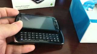 SONY ERICSSON XPERIA PRO MK16A Unboxing Video  Phone in Stock at wwwwelectronicscom [upl. by Drofniw147]