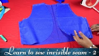 Class 19  Part 2 How to make a Bolero jacket with invisible seam neat and easy method [upl. by Elaweda]