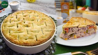 Homemade Chicken Pot Pie Recipe by SooperChef [upl. by Yelnikcm]