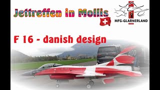 Jettreffen in Mollis 2024  Display F 16 15 danish design [upl. by Abisha367]