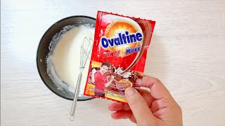 ThreeIngredient Ovaltine Ice Cream  Most Child Like Chocolate  Pang’s Kitchen [upl. by Tehc]