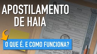 Apostilamento de Haia o que é e como funciona  Cidadania Italiana [upl. by Duj307]