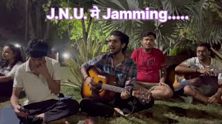 JAMMING IN JNU✨🌸 music jnu jamming [upl. by Guillermo]