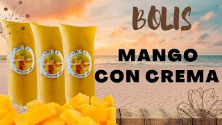 BOLIS DE MANGO CON CREMA SUPER CREMOSOS RECETA PARA TU NEGOCIOVersion ECONOMICA [upl. by Willamina]