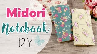 Come creare una Agenda Midori in modo facile  Midori Notebook DIY [upl. by Dulla]