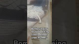 Bombay Dyeing Double bed king sized bedsheet under Rs499 doublebedsheets kingsizebedsheets 🥰 [upl. by Worrell36]