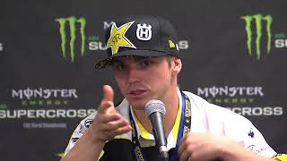 250SX Post Race Press Conference  Tampa  Race Day LIVE 2018 [upl. by Drus]