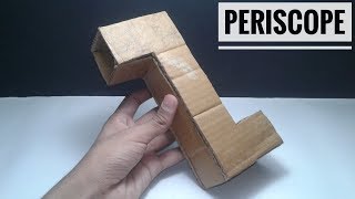 How To Make Simple Periscope From Cardboard and Mirrors  Periscope [upl. by Longan929]