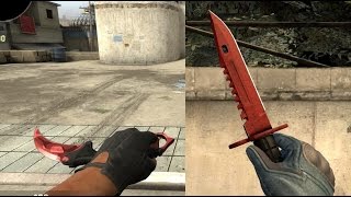 M9 Bayonet  Crimson Web Mw vs Karambit  Slaughter Fn [upl. by Etnomaj]