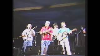 The Seldom Scene  Live quotWait A Minutequot 1988 Grass Valley CA [upl. by Ahsikit]