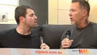 Metallicas James Hetfield Wipes His Arse With Cash  Triple M [upl. by Nnayelhsa205]