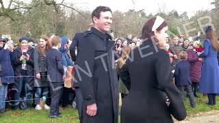 The Royal Family at Sandringham Church Christmas Service 2023  Video 3 [upl. by Vershen783]