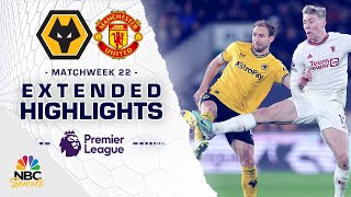 Wolves v Manchester United  PREMIER LEAGUE HIGHLIGHTS  212024  NBC Sports [upl. by Debor]