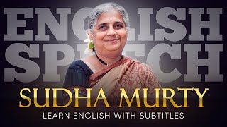 ENGLISH SPEECH  SUDHA MURTY Discipline and Success English Subtitles [upl. by Lyrahs]