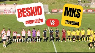 IV liga małopolska Beskid 02 MKS Trzebinia skrót [upl. by Kimberly604]