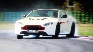 Drifting with an Aston V12 Vantage S Motorsport [upl. by Gunas]