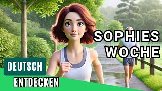 Deutsch Lernen durch Hören Eine Woche mit Sophie  Deutsche Geschichte [upl. by Oilenroc642]