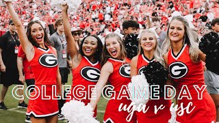 COLLEGE CHEER GAMEDAY  uga v usc [upl. by Lebasiairam]