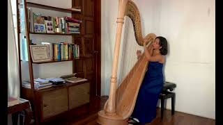 A  Hasselmans  Sérénade Mélancolique Anastacia Agabin  Harp [upl. by Zulema]